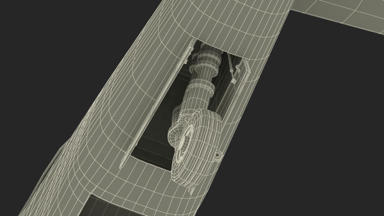 3D North American P-51 Rigged