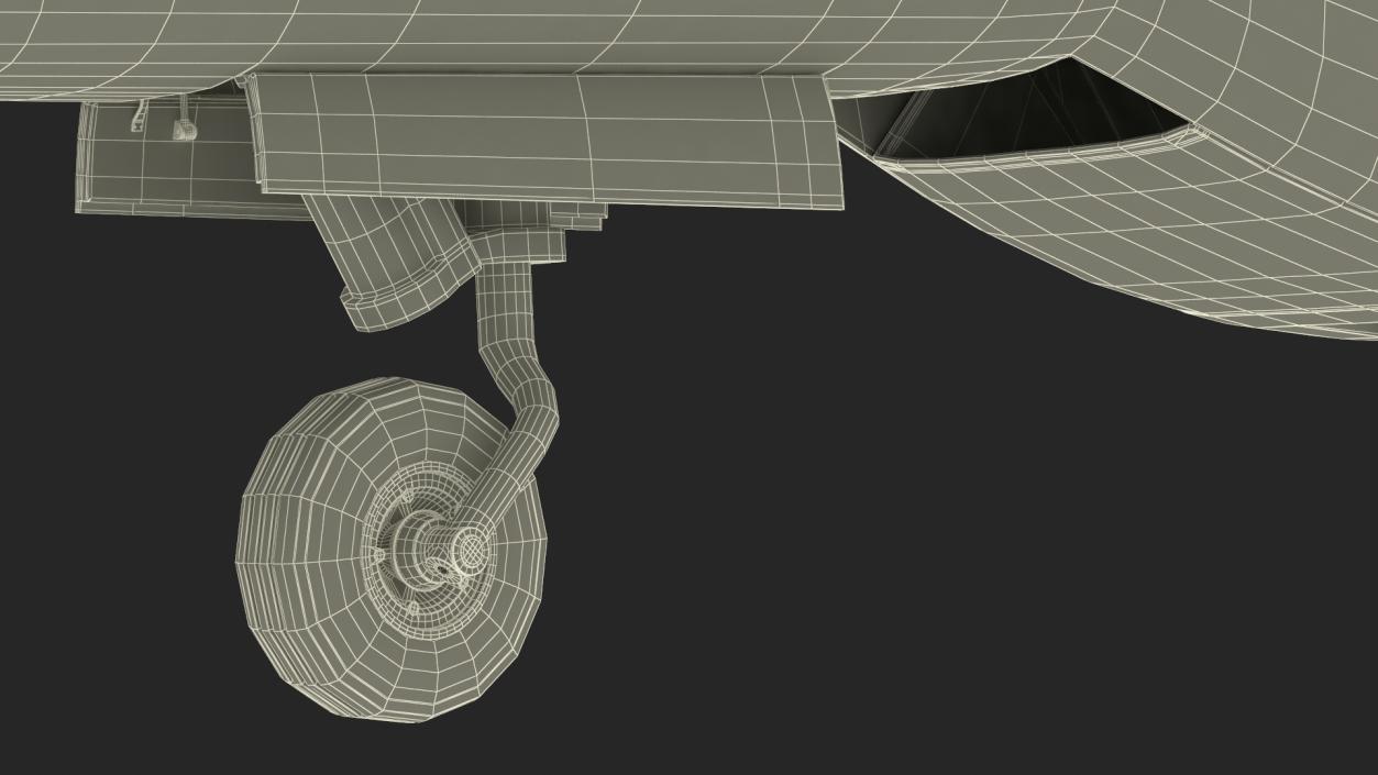 3D North American P-51 Rigged