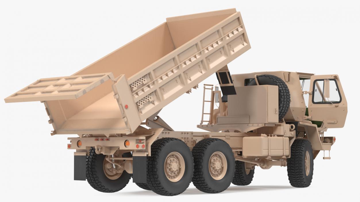 Oshkosh FMTV 10 Ton Dump Truck Rigged 3D