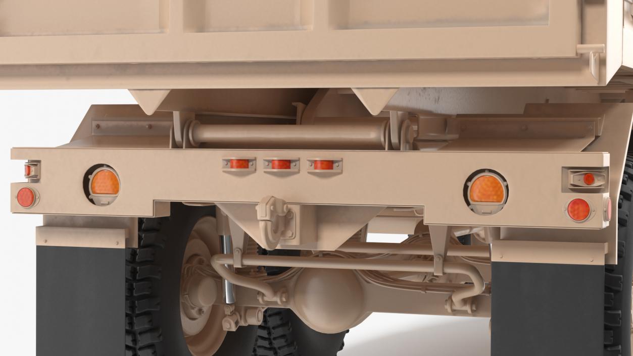 Oshkosh FMTV 10 Ton Dump Truck Rigged 3D