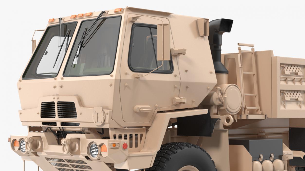 Oshkosh FMTV 10 Ton Dump Truck Rigged 3D