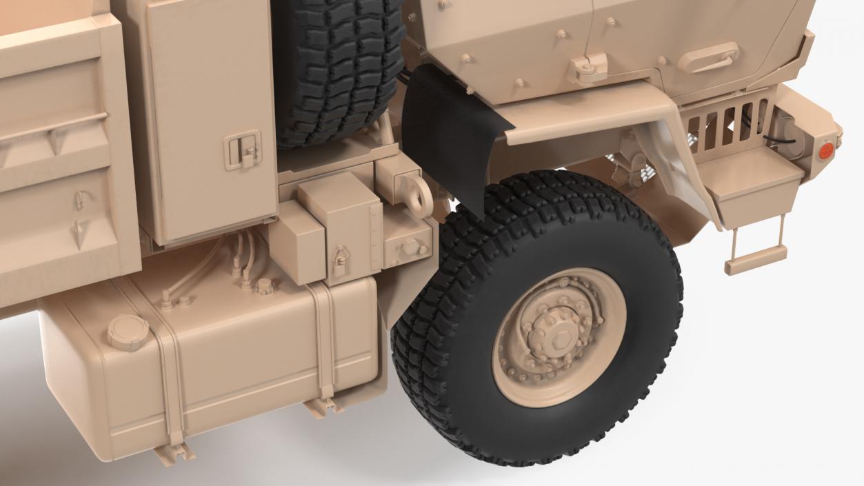 Oshkosh FMTV 10 Ton Dump Truck Rigged 3D