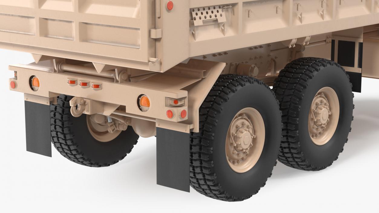 Oshkosh FMTV 10 Ton Dump Truck Rigged 3D