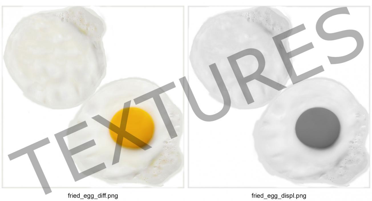 Fried Egg 3D model