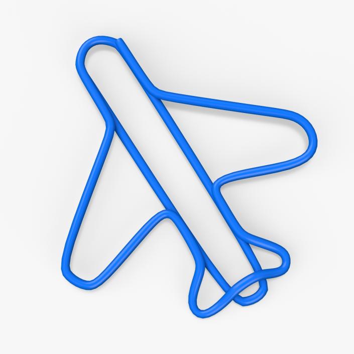 3D Airplane Shaped Paper Clip