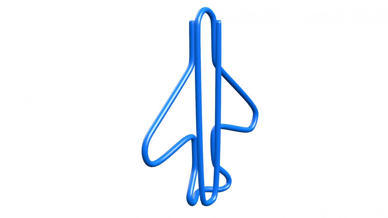 3D Airplane Shaped Paper Clip