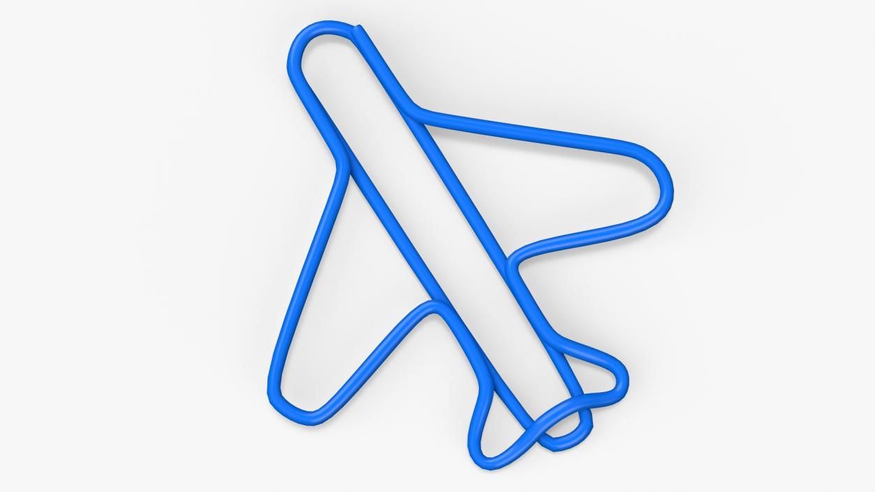 3D Airplane Shaped Paper Clip