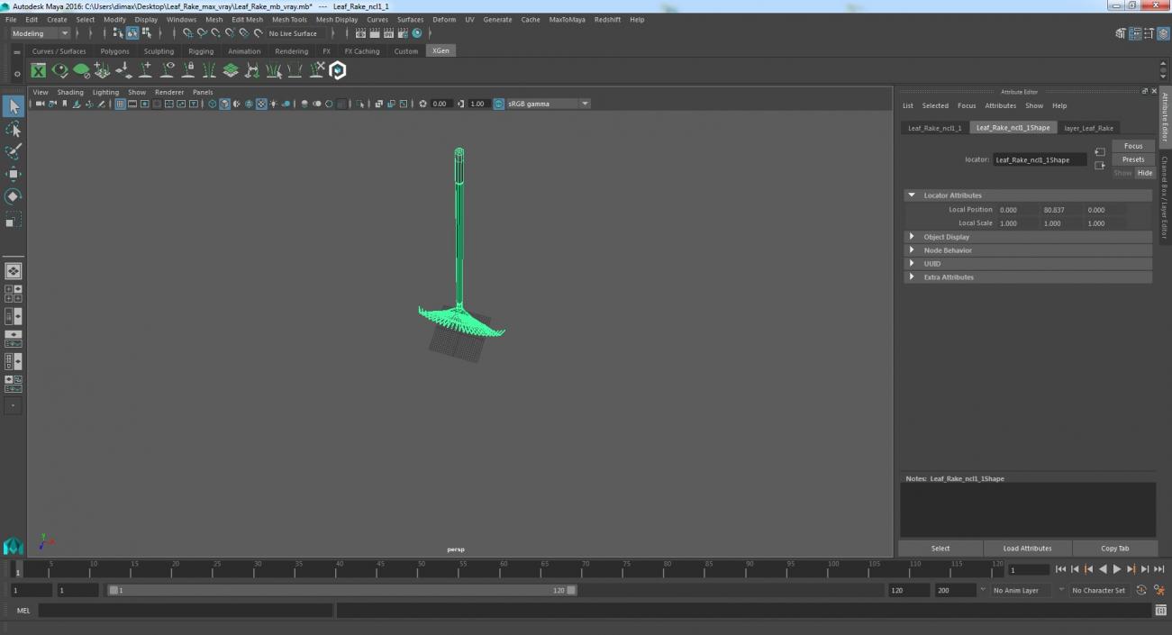 Leaf Rake 3D model
