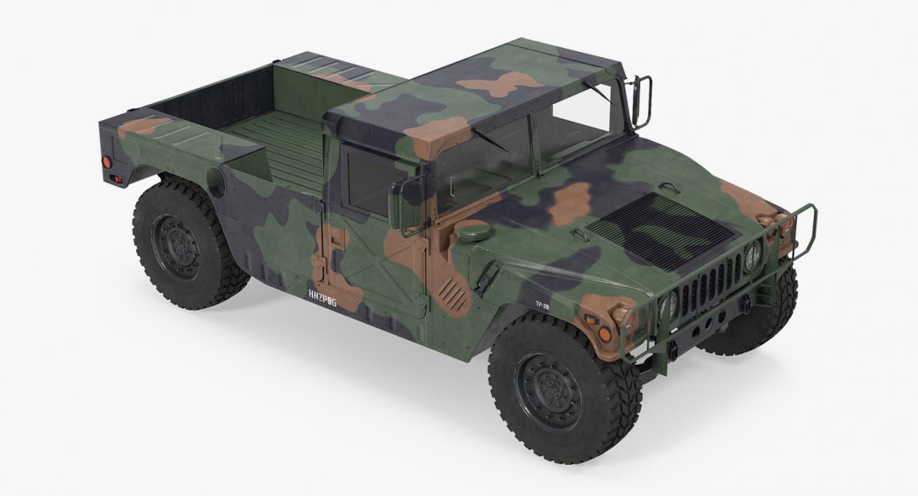 3D model HMMWV M998 Camo