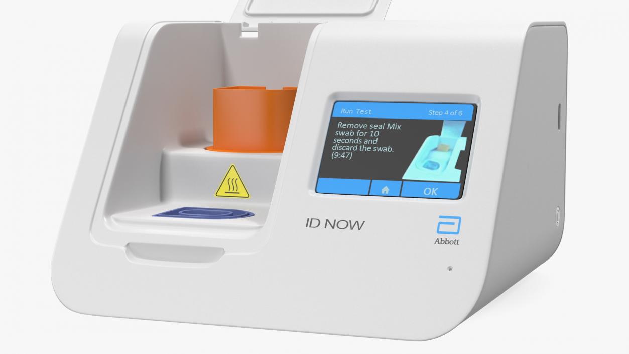 Abbott ID NOW Machine Conduct COVID19 Sample Test 3D model