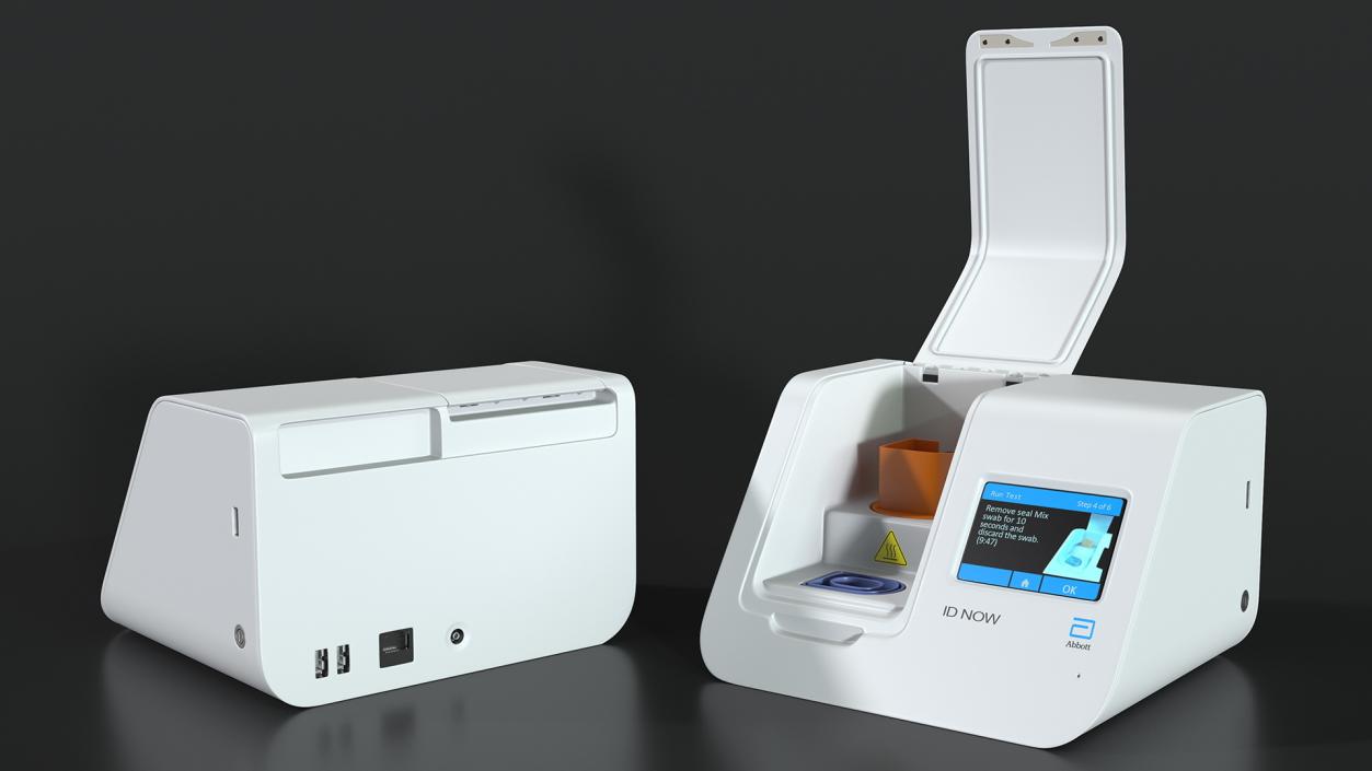 Abbott ID NOW Machine Conduct COVID19 Sample Test 3D model