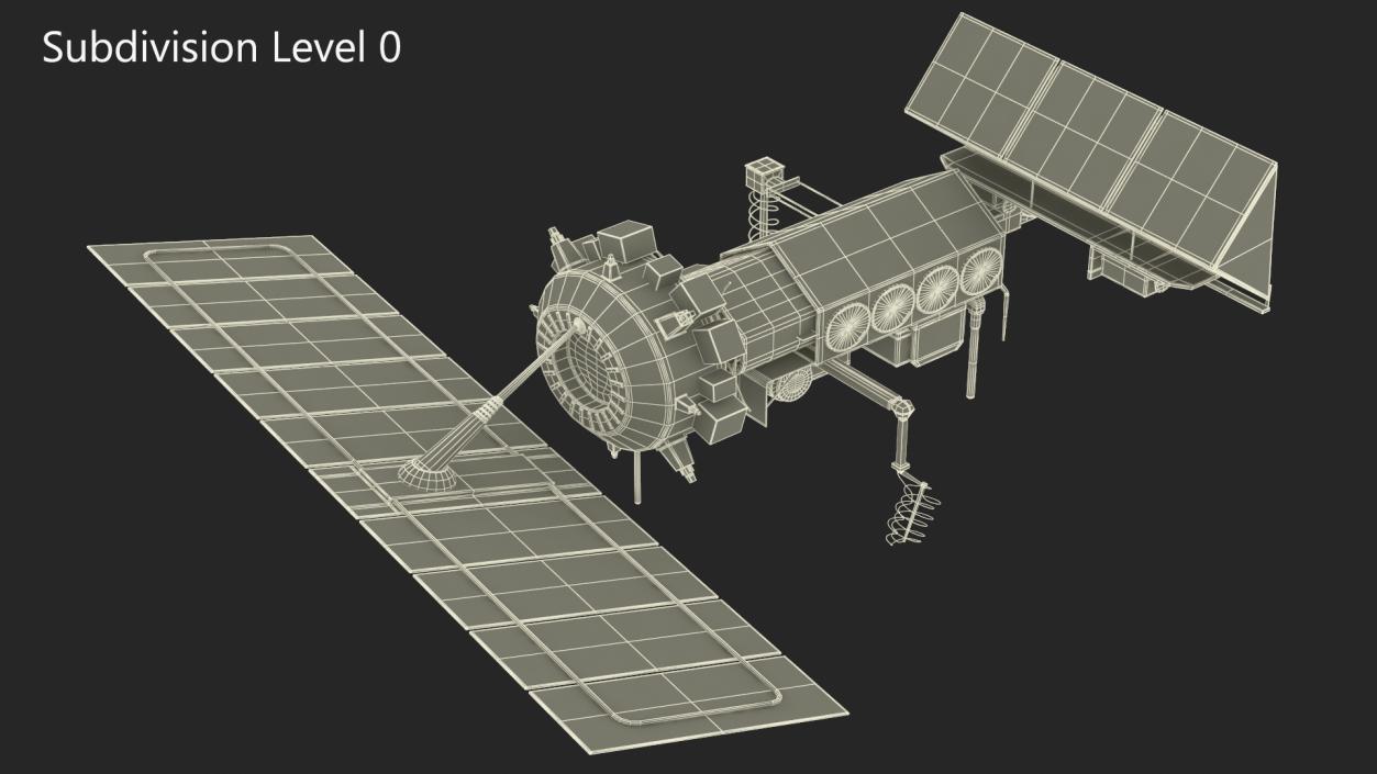 Weather Satellite NOAA 3D