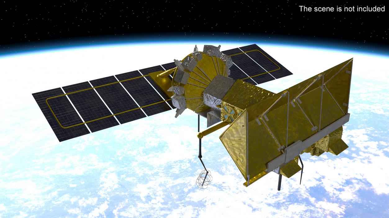 Weather Satellite NOAA 3D