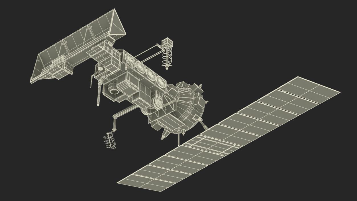 Weather Satellite NOAA 3D