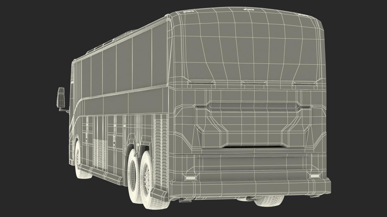 3D model Charter Bus Exterior Only