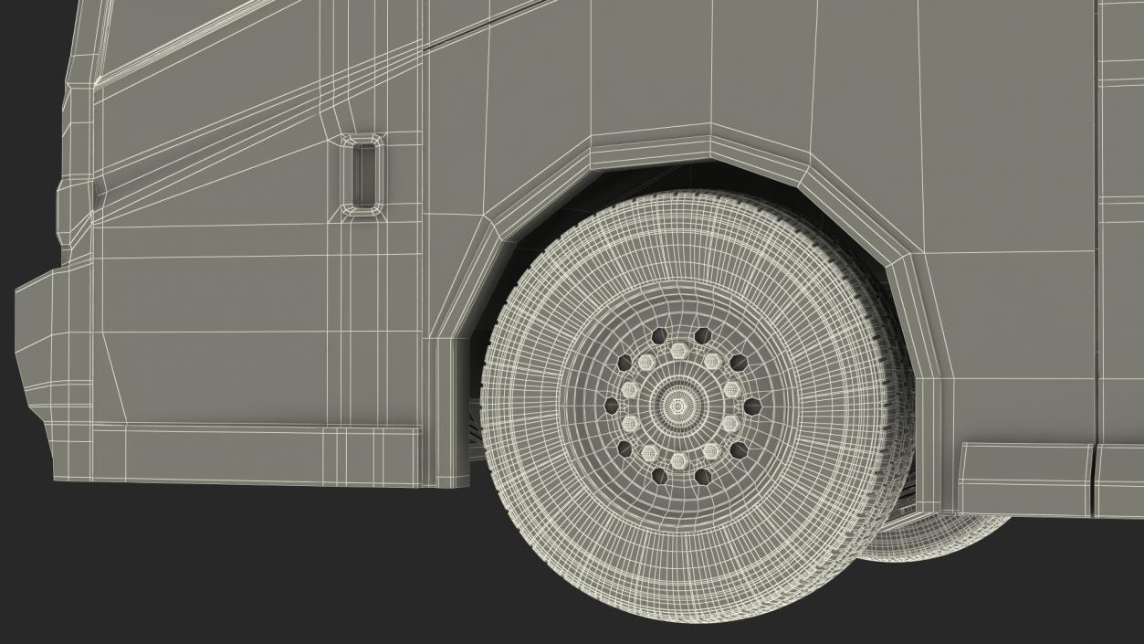 3D model Charter Bus Exterior Only