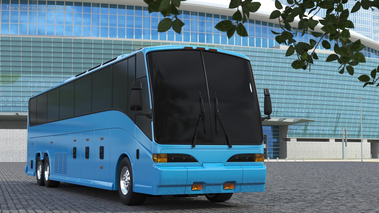 3D model Charter Bus Exterior Only