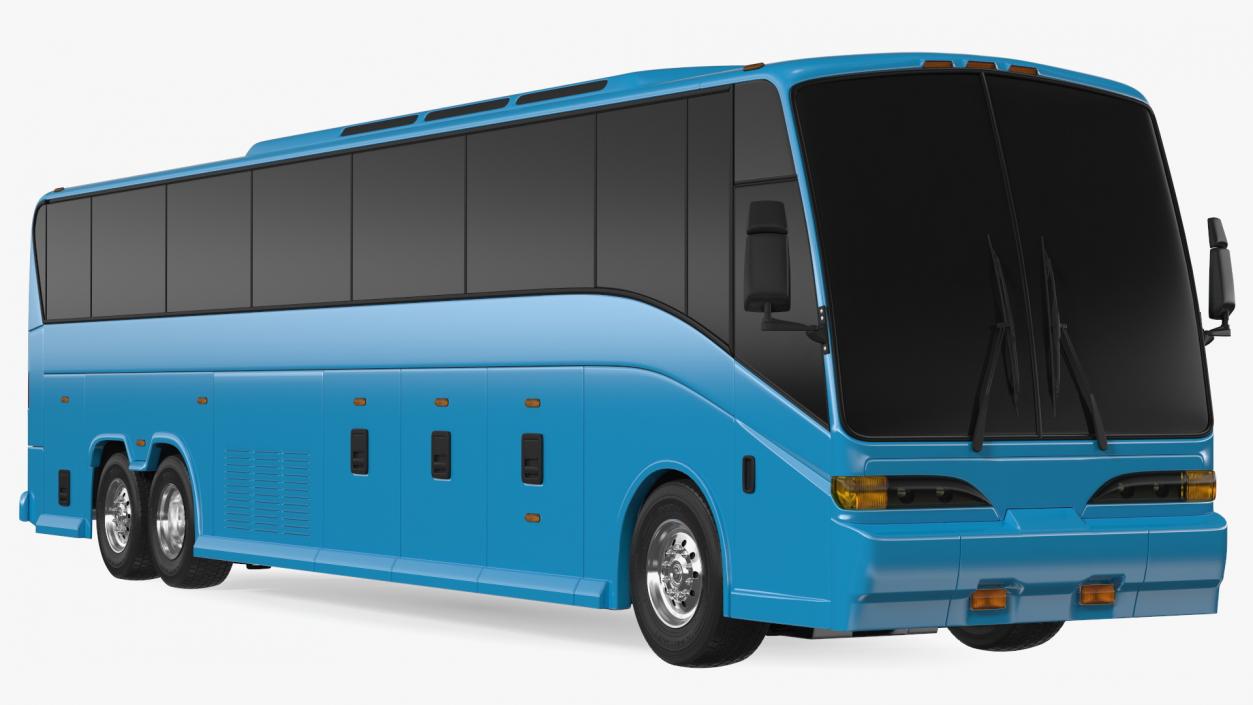 3D model Charter Bus Exterior Only