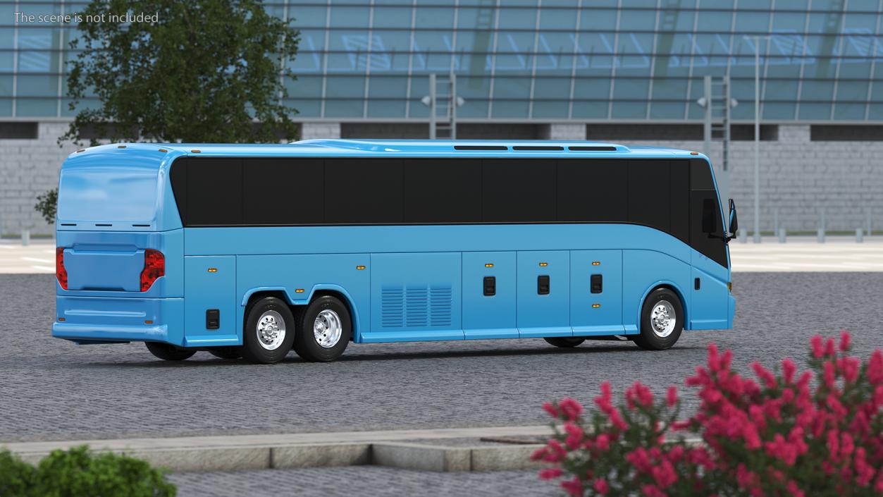 3D model Charter Bus Exterior Only