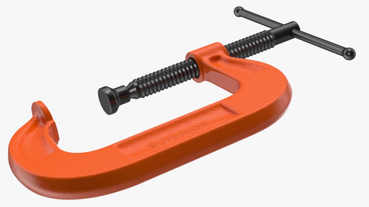 3D Forged Orange C-Clamp