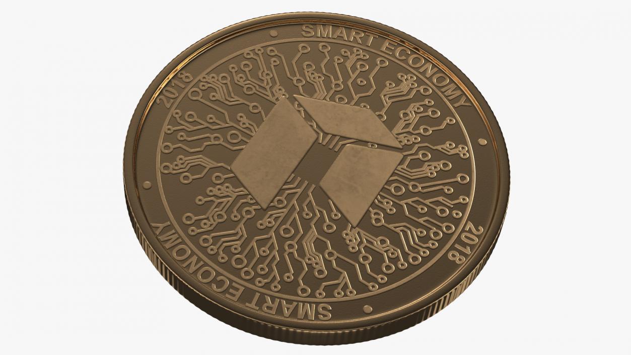 3D Cryptocurrency Coins Gold Collection