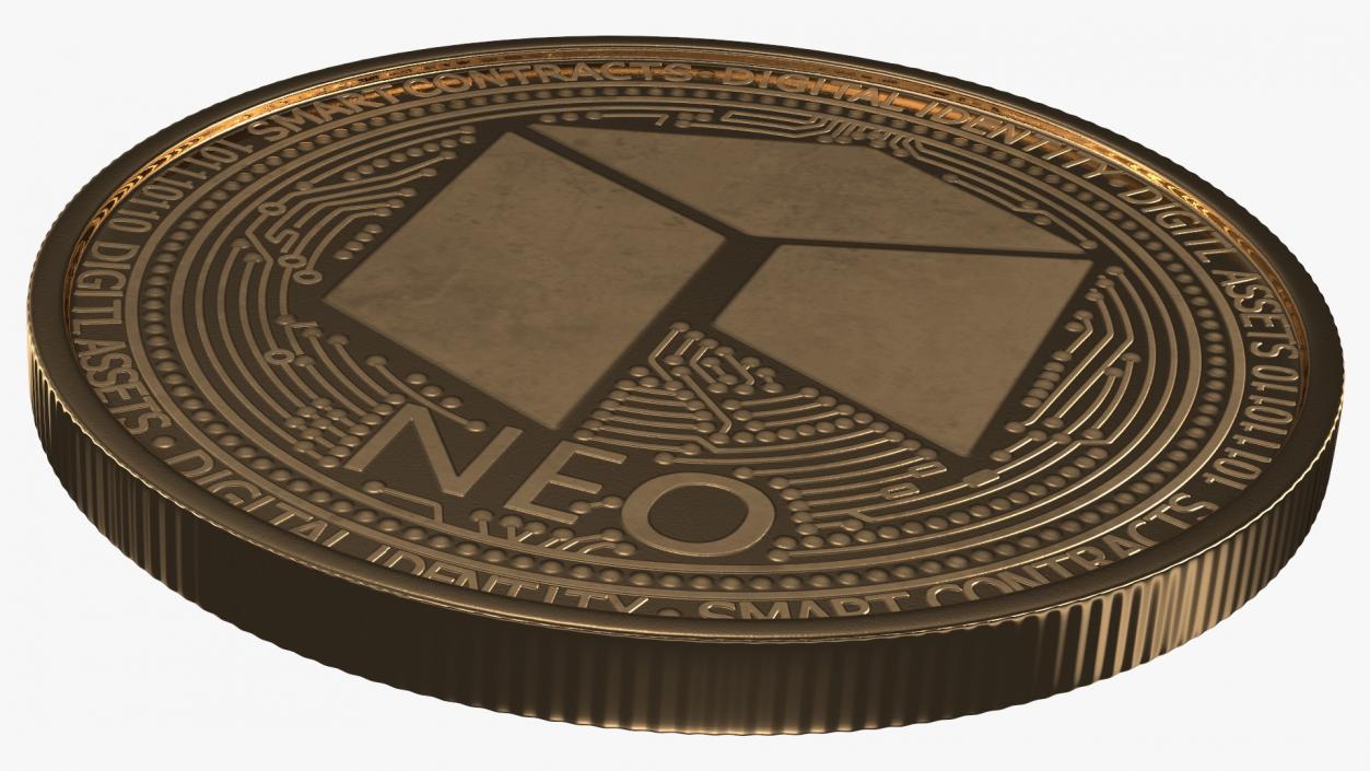 3D Cryptocurrency Coins Gold Collection