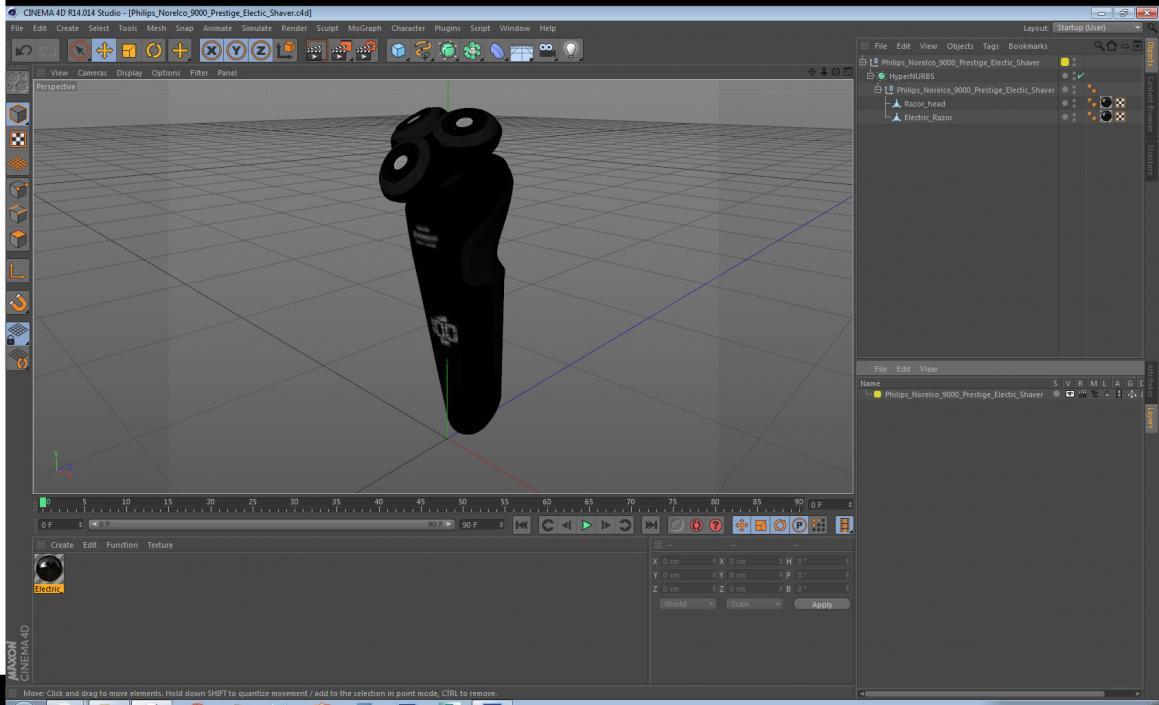 Philips Norelco 9000 Prestige Electic Shaver 3D model