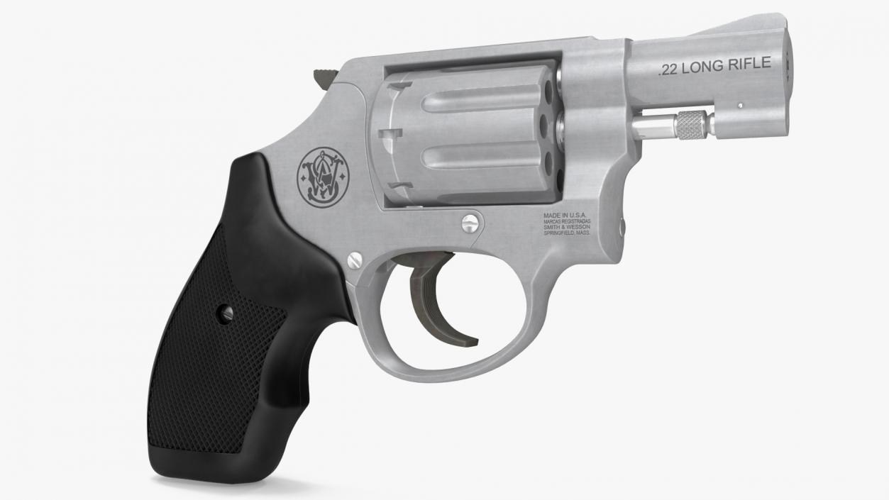 3D Small Revolver Smith and Wesson