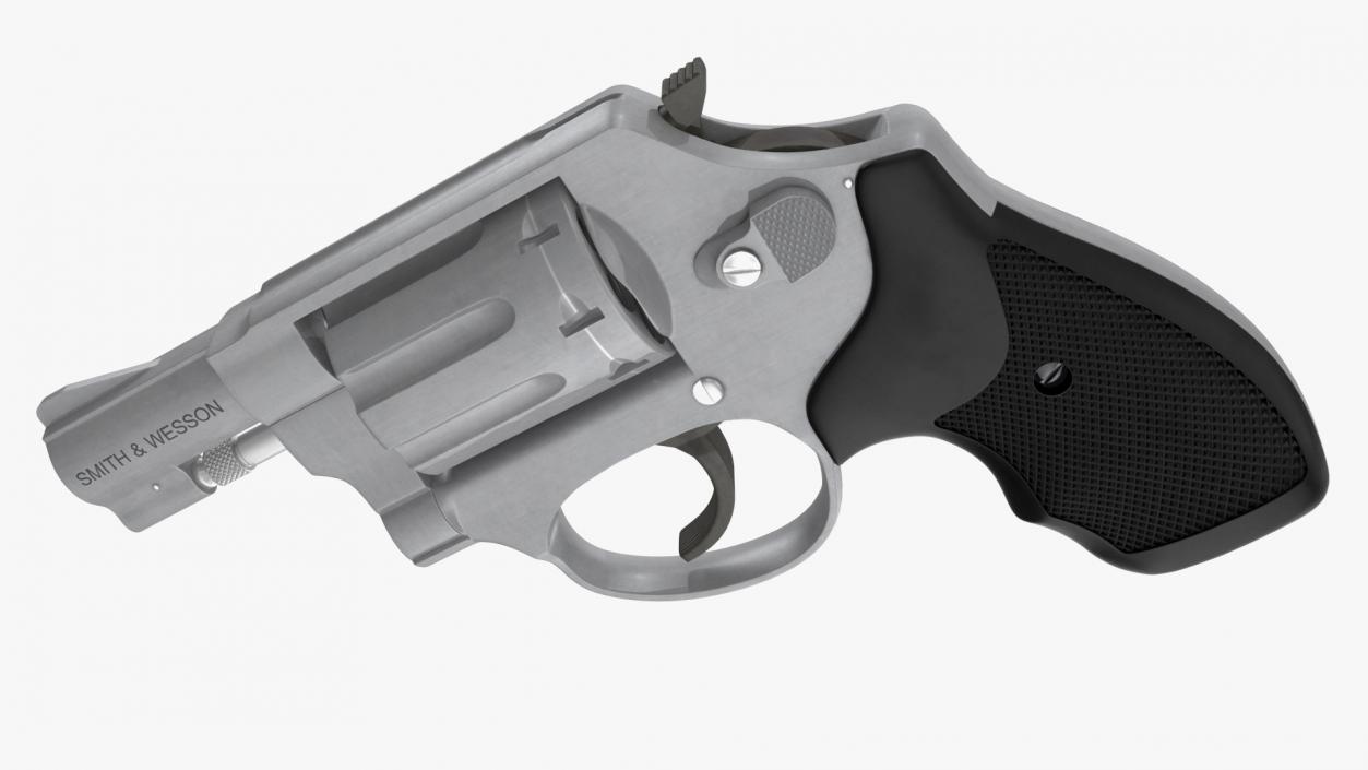 3D Small Revolver Smith and Wesson