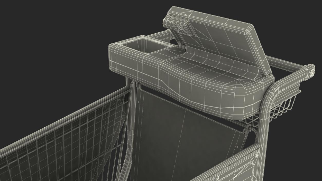 Smart Shopping Cart 3D model