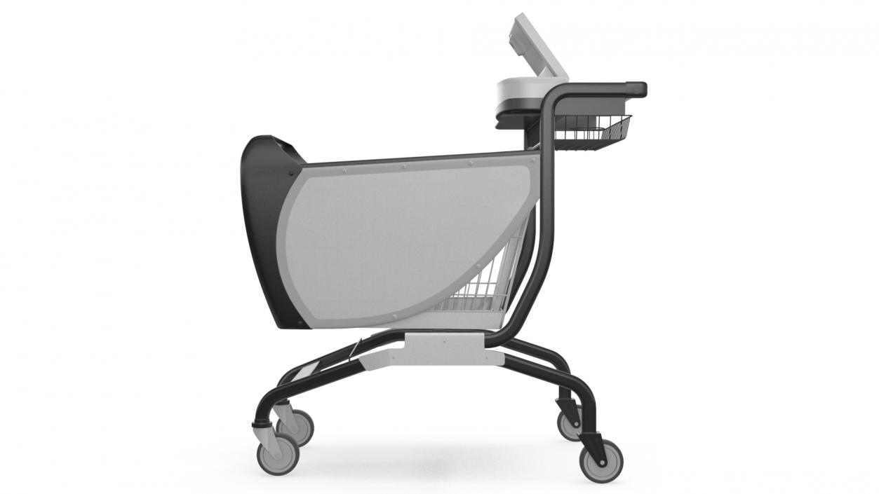 Smart Shopping Cart 3D model