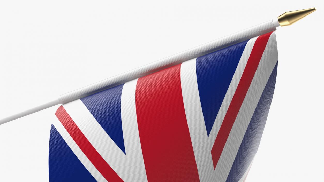 Wall Flag United Kingdom 3D model