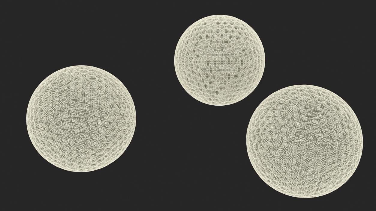 3D Golf Ball on Tee