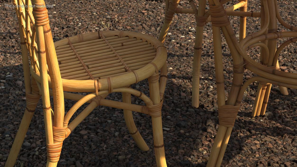 3D Bamboo Furniture  Collection model