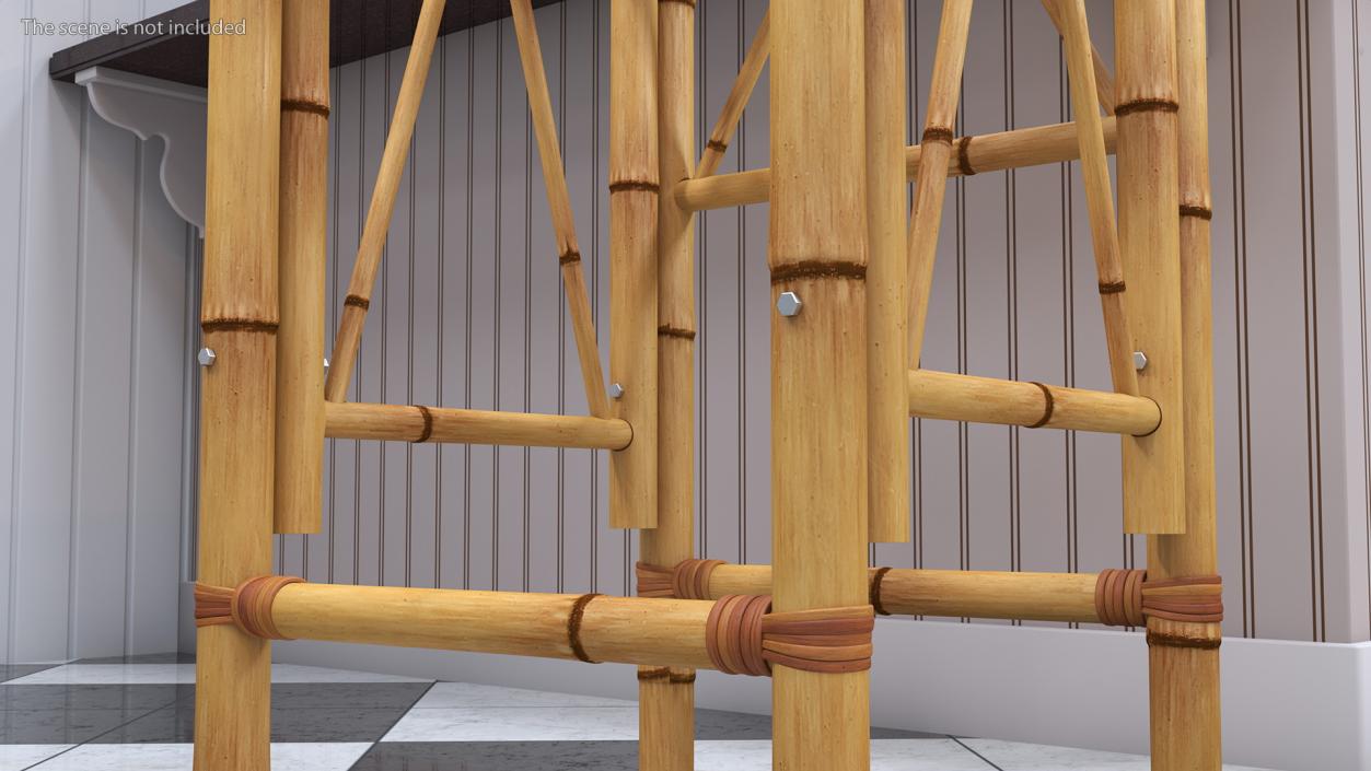 3D Bamboo Furniture  Collection model