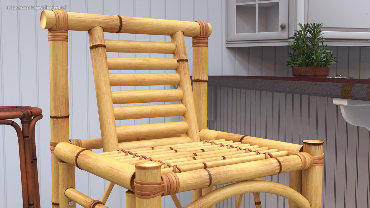 3D Bamboo Furniture  Collection model