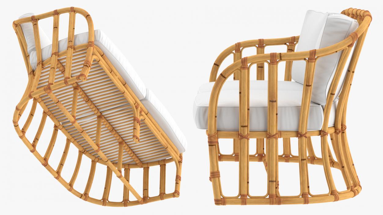 3D Bamboo Furniture  Collection model