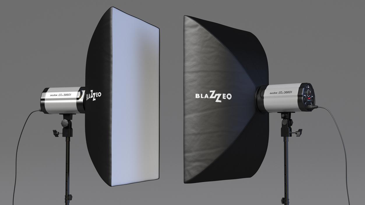 3D Professional Studio Softbox Light model