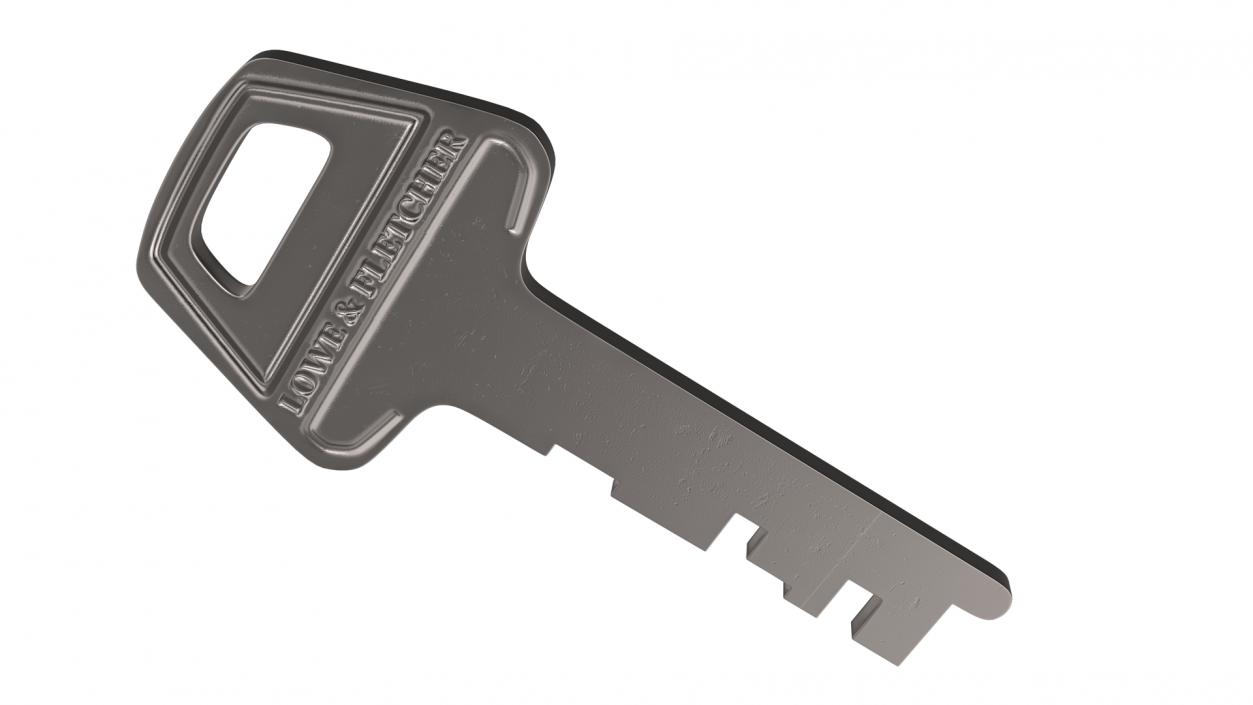 Metal Key 3D model