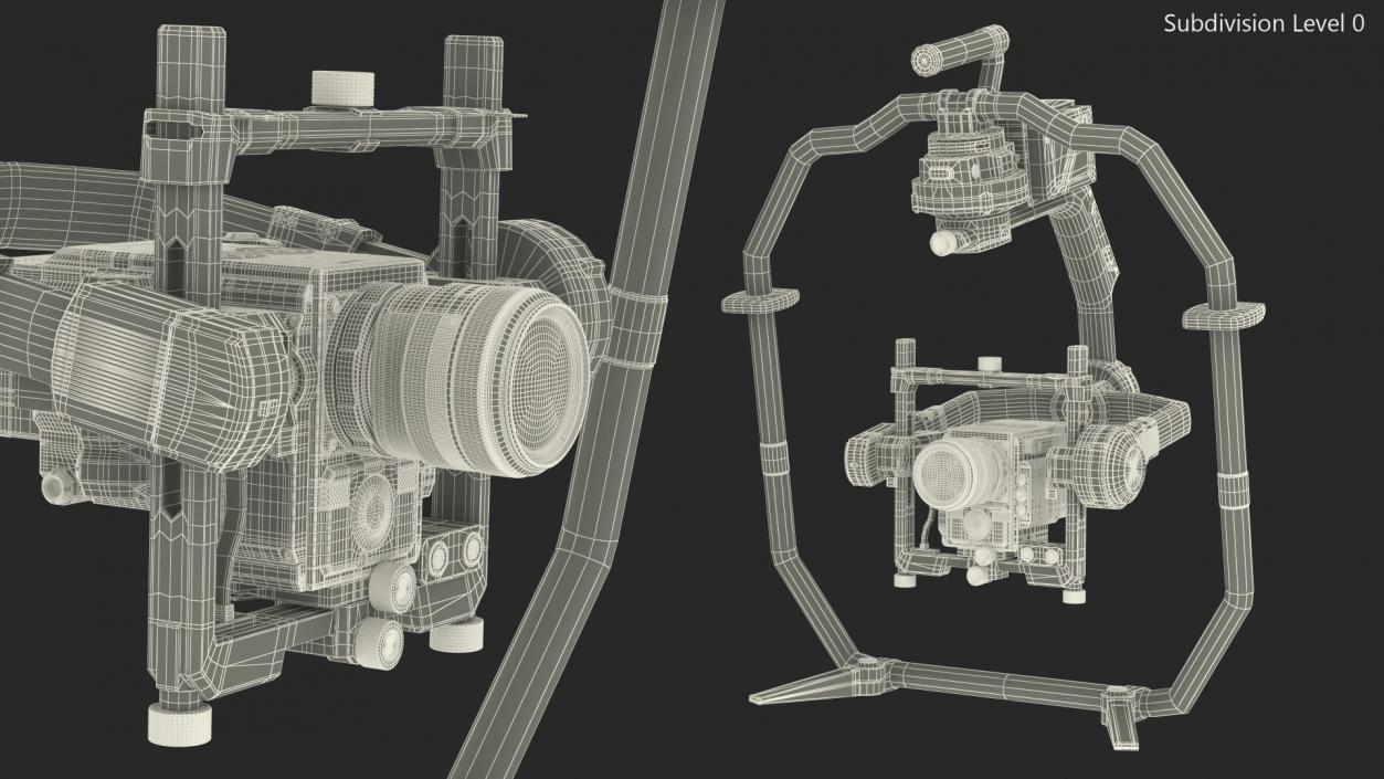 3D Handheld Camera Stabilizer with Camcorder