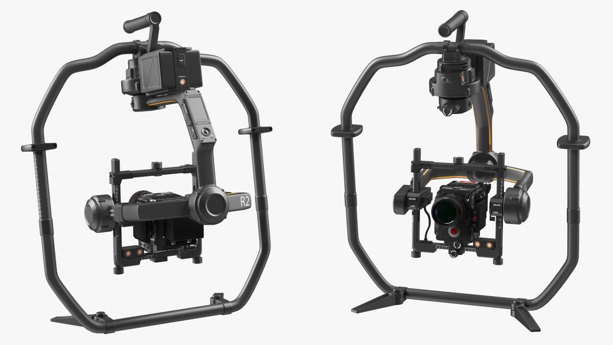 3D Handheld Camera Stabilizer with Camcorder