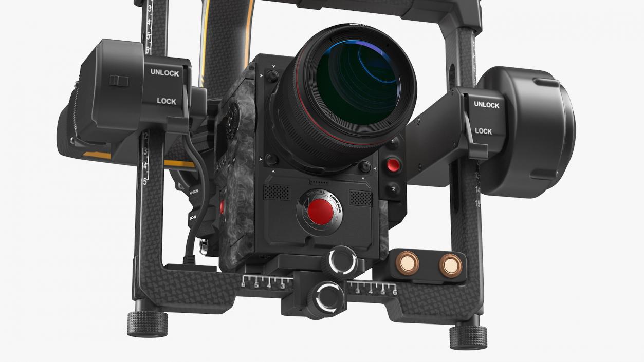 3D Handheld Camera Stabilizer with Camcorder