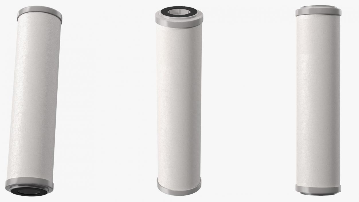 Water Filter Cartridges Collection 3D model