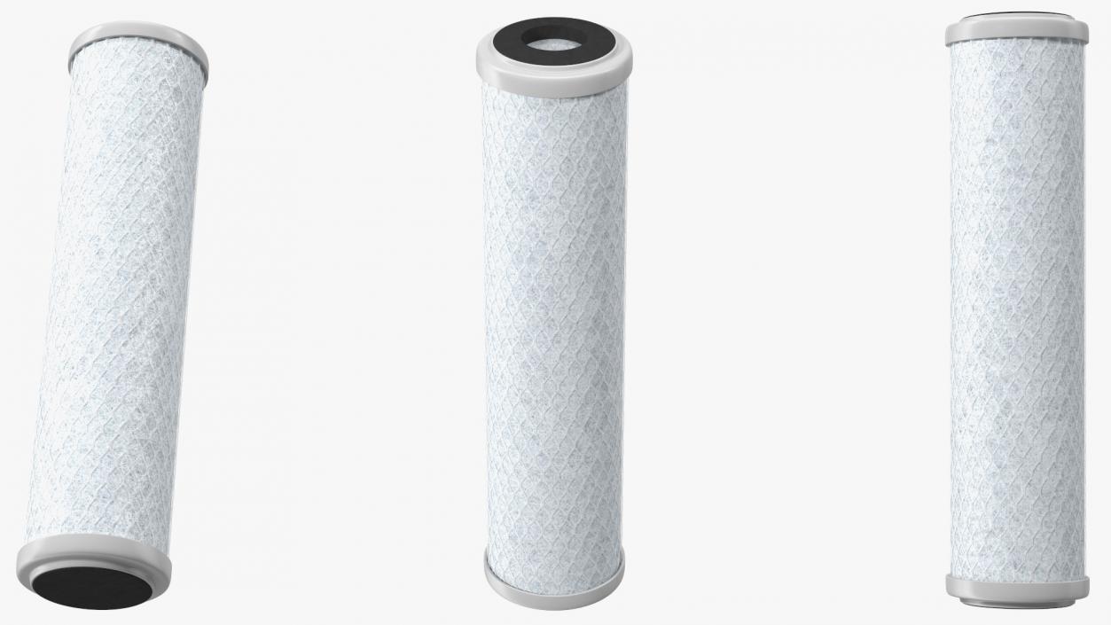 Water Filter Cartridges Collection 3D model