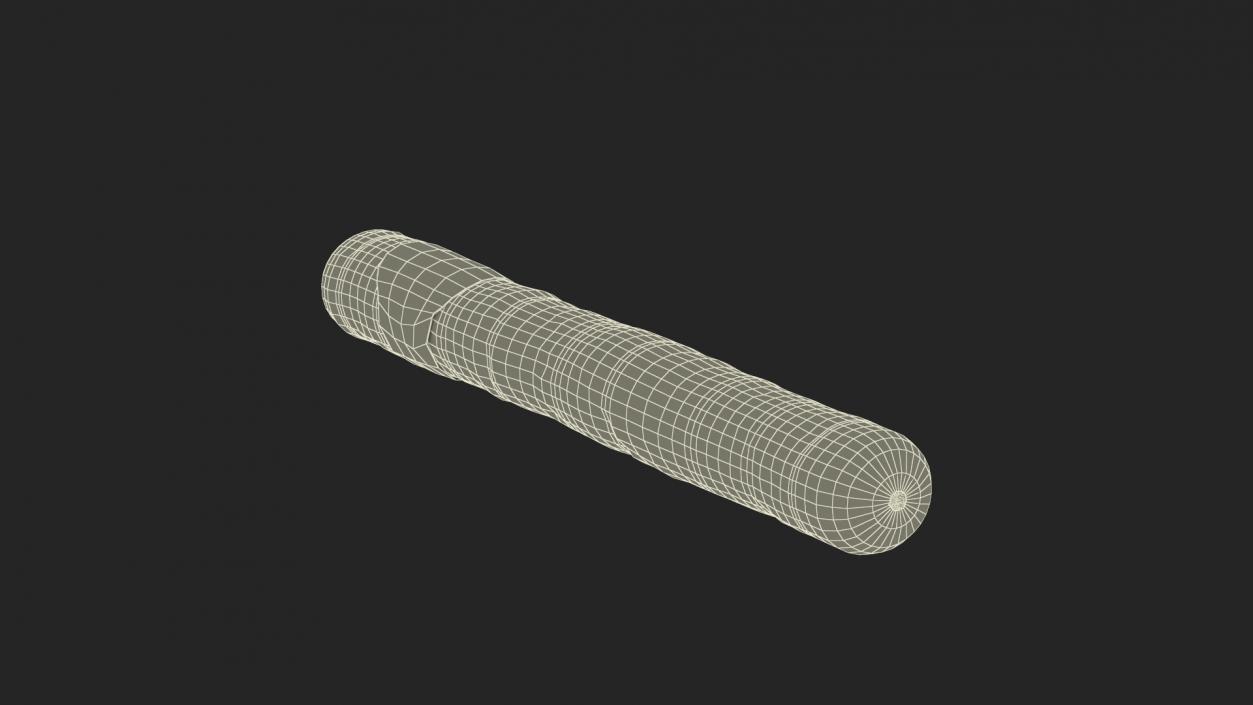 3D Leira Long Cannabis Cigar in Foil model