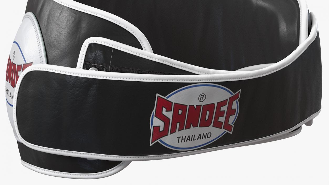 3D Sandee Velcro Belly Pad Maneken Black White model