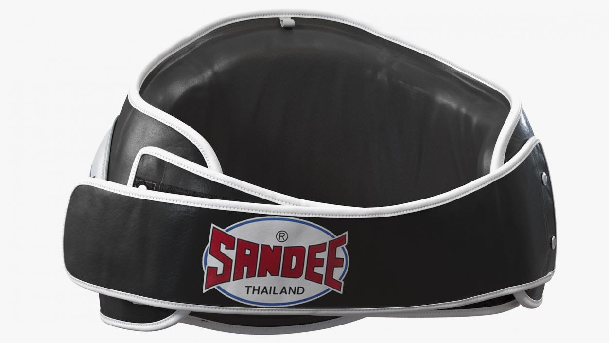 3D Sandee Velcro Belly Pad Maneken Black White model