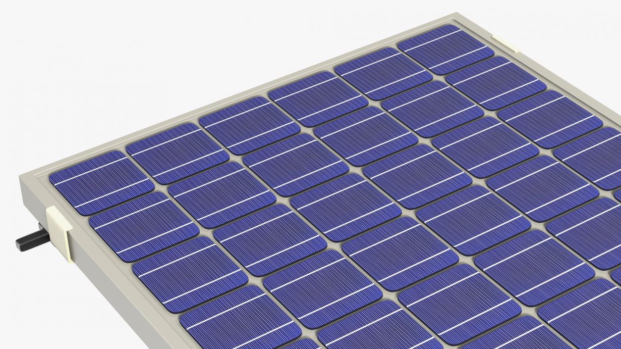 Monocrystalline Solar Panel 3D