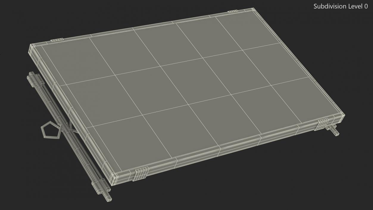 Monocrystalline Solar Panel 3D