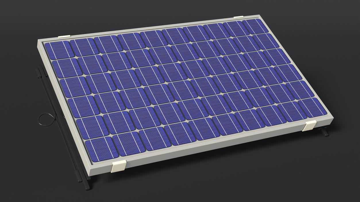 Monocrystalline Solar Panel 3D